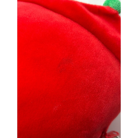 Kuromi Skull Santa Hat Plush Crossbody Bag Kawaii Sanrio Holiday Accessory - Picture 11 of 14